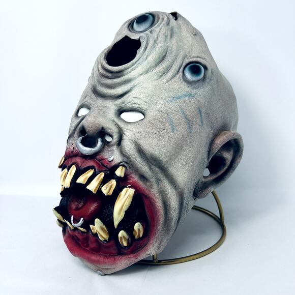 Adult Mask Halloween Scary Ghost Costume Cosplay Spooky Horror Demon Zombie - Picture 2 of 7